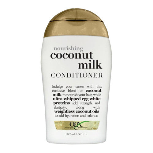 OGX Nourishing Coconut Milk Hair Conditioner, 3 Oz